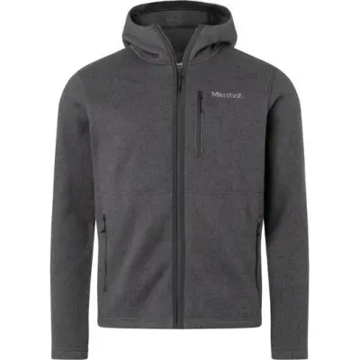 Marmot Men's Drop Line Full Zip Hoody Black Heather