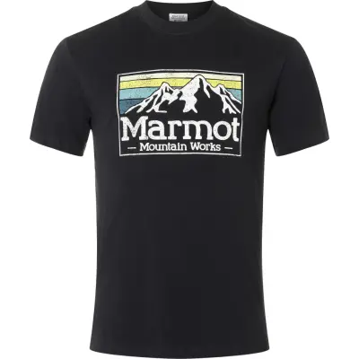 Marmot Men's MMW Gradient Tee Ss Black