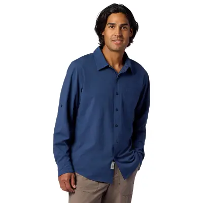 Marmot M's Airexchange Ls Shirt Nightfall Navy