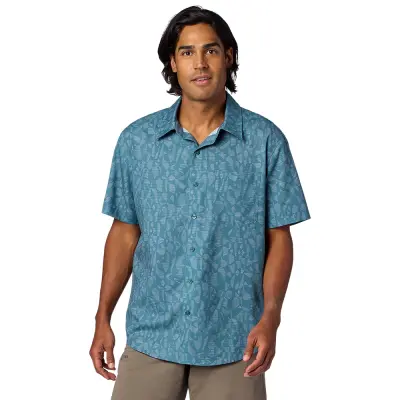 Marmot M's Airexchange Ss Shirt Seafloor Fiesta Stripe