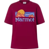 Marmot Wm's Coastal Tee SS Red Mulberry Red Mulberry L