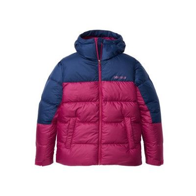 Marmot Wm's Guides Down Hoody Wild Rose/Arctic Navy