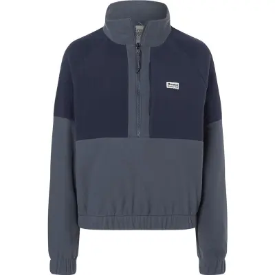 Marmot Wm's Retro Rocklin 1/2 Zip Thunderhead/Arctic Navy - S