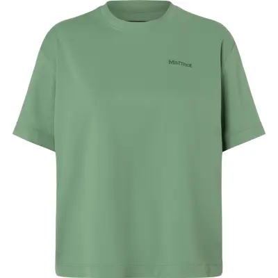 Marmot Women's Airexchange Upf 50 Crew Ss Agate Green