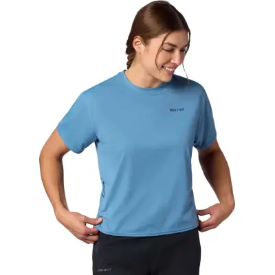 Marmot Women's Airexchange Upf 50 Crew Ss Summer Storm