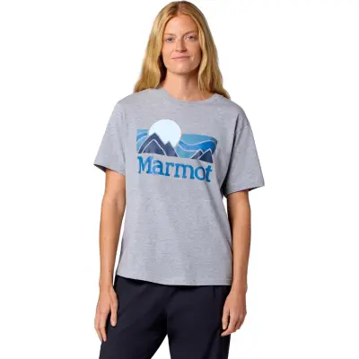 Marmot Women's Coastal Tee  Grey Heather