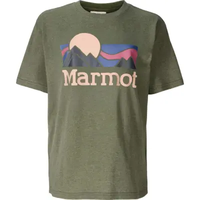Marmot Women's Coastal Tee Surplus Green Heather