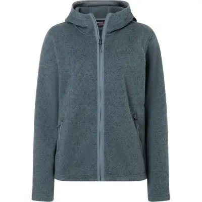 Marmot Women's Drop Line Full Zip Hoody Steel Onyx Heather