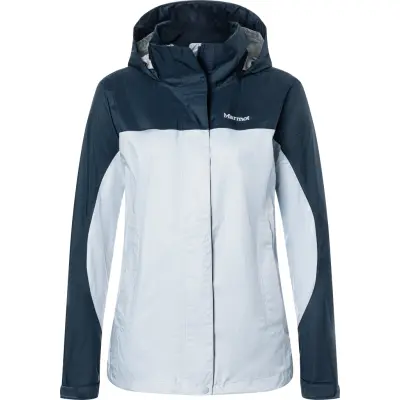 Marmot Women's Precip Eco Jacket Thunderhead/vapor