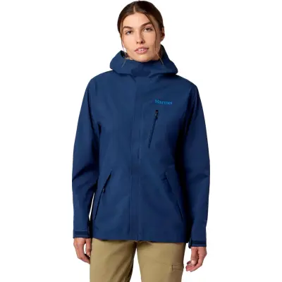 Marmot Women's Precip Evo Pro Jacket Nightfall Navy