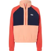 Marmot Women's Retro Rocklin 1/2 Zip Fresh Apricot/arctic Navy/ginger Blossom