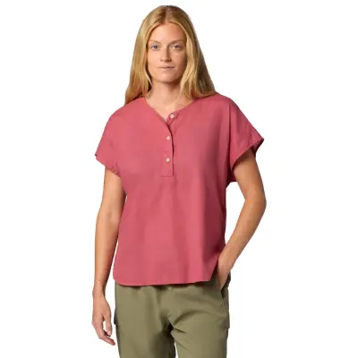 Marmot Women's Rhea Henley Short Sleeve t-shirt