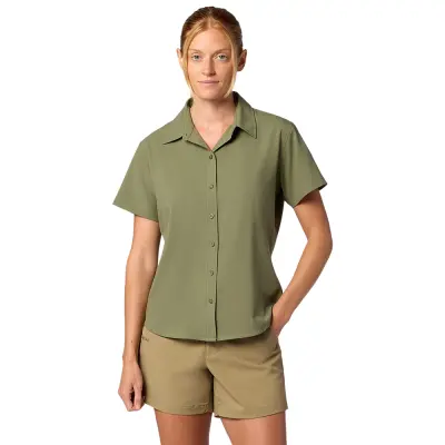 Marmot W's Airexchange Ss Shirt Olive Grove