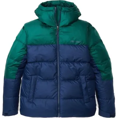 Marmot W's Guides Down Hoody Arctic Navy/Botanical Garden