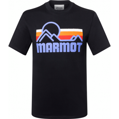 Marmot Men's Coastal Tee Short Sleeve Black