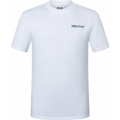 Marmot Men's Dot Tee Short Sleeve White