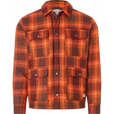Marmot Men's Ridgefield Sherpa Flannel Shirt Jacket Chocolate