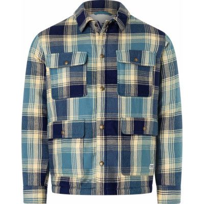 Marmot Men's Ridgefield Sherpa Flannel Shirt Jacket Moon River