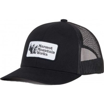 Marmot Retro Trucker Hat Black/Black