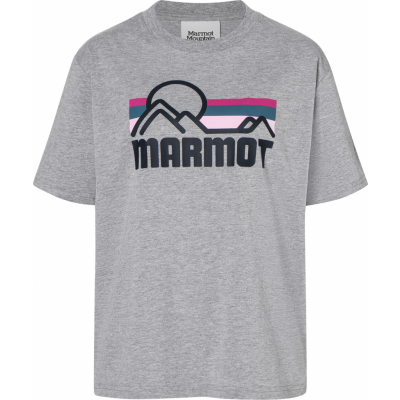 Marmot Women's Coastal Tee Short Sleeve Grey Heather