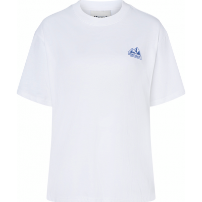Marmot Women's Peaks Tee Short Sleeve White