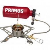 Primus OmniFuel II med bränsleflaska och påse