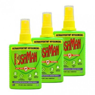 Bushman Pumpspray 90ml 3-PACK