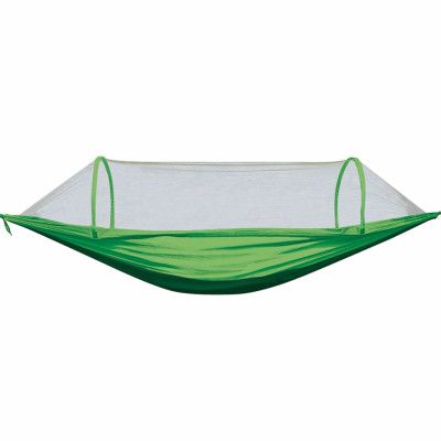 Fladen hängmatta med myggnät, mörkgrön