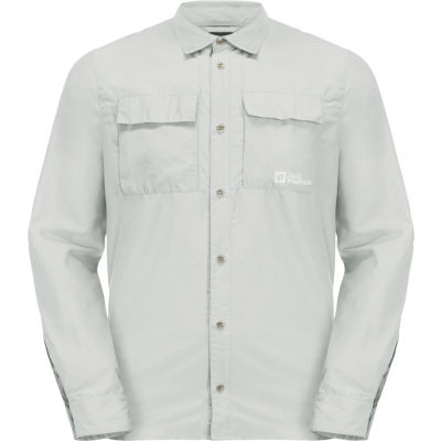 Jack Wolfskin Men's Barrier Long Sleeve Shirt Cool Grey