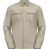 Jack Wolfskin Men's Barrier Longsleeve Shirt Stone