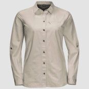 Lakeside Roll-up Shirt Women Light grey XL