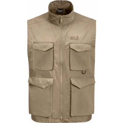 Jack Wolfskin Men's Lakeside Trip Vest Sand Dune