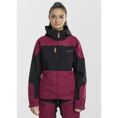 Nordkap Stretch Jacket W, Burgundy/Black, 42,  Jackor