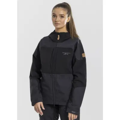 Nordkap Stretch Jacket W, Charcoal/Black, 34,  Jackor