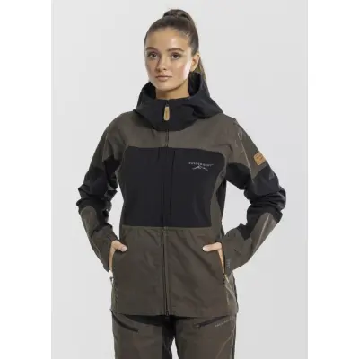 Nordkap Stretch Jacket W, Olive/Black, 34,  Jackor