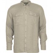 Pinewood Men's Värnamo Insectsafe Long Sleeve Linen Shirt Linen Beige