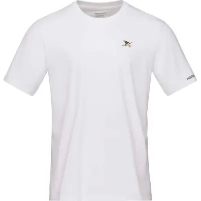 Norrøna Men's /29 Cotton Activity Embroidery T-Shirt Pure White