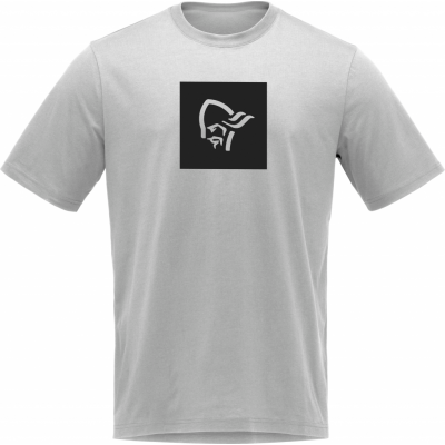 Norrøna Men's /29 Cotton Square Viking T-Shirt Drizzle Melange