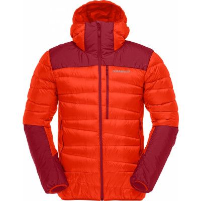 Men's Falketind Down750 Hood Arednalin/Rhubarb