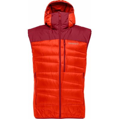 Norrøna Men's Falketind Down750 Vest Arednalin/Rhubarb