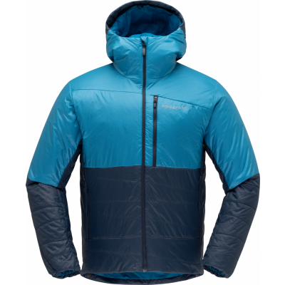 Norrøna Men's Falketind Thermo60 Hood Hawaiian surf/Indigo Night
