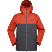 Men's Svalbard Cotton Jacket Rooibos Tea/Slate Grey