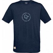 Men's Svalbard Wool T- Shirt Indigo Night/Blue Fog