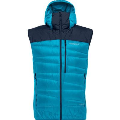 Norröna Falketind Down750 Vest M's Hawaiian Surf/Indigo Night