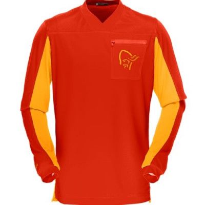 Norröna Fjorå Equaliser Lightweight Long Sleeve Adrenalin