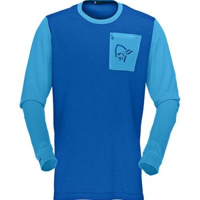 Norröna Fjorå Equaliser Lightweight Long Sleeve Electric Blue