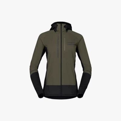 Norröna Senja Alpha90 Zip Hood W's Olive Night