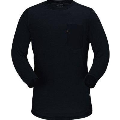 Norröna Skibotn Wool 3/4 T-Shirt M's Caviar