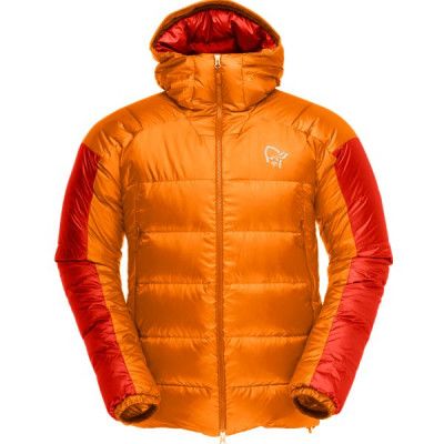 Norröna Trollveggen Down850 Jacket (m) Orange Popsicle/Arednalin