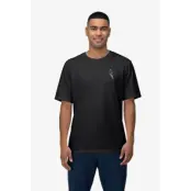 Norrøna /29 Cotton Activity Embroidery T-Shirt M Caviar - L